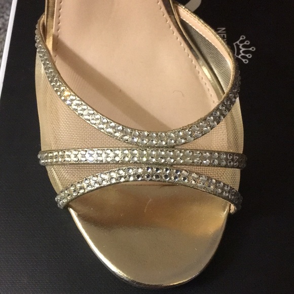 Nina Calissa Gold shimmer heel - Picture 7 of 10